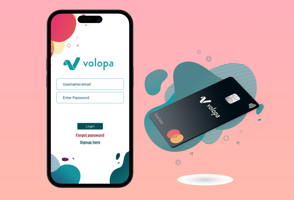 Volopa business prepaid expense card and the iPhone app