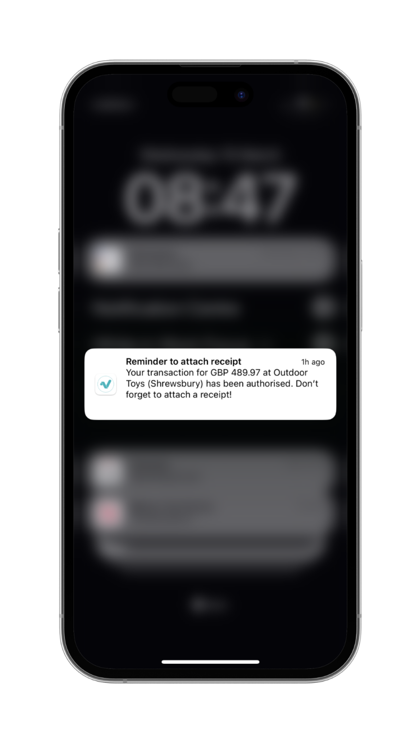 Volopa notifications example
